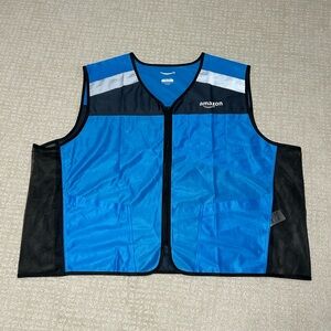 Amazon Blue and Black Reflective Vest safety vest 4XL/5XL